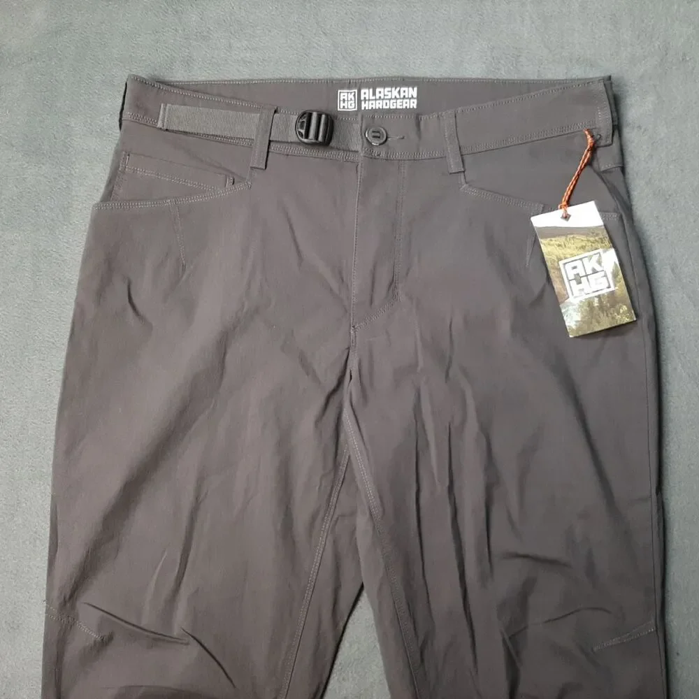 NEW Alaskan Hardgear Pants Mens 34x32 Gray Free Rein Duluth Work Hiking AKHG